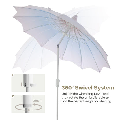 LAUSAINT HOME 9FT  Pergoda Patio Umbrella
