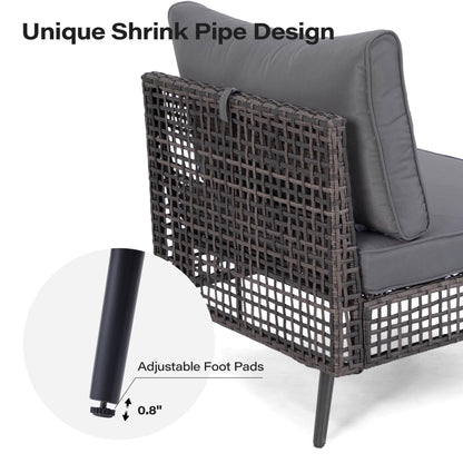 7-Piece Wicker Patio Furniture Set