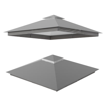 LAUSAINT HOME Gazebo Replacement Canopy Top 8&