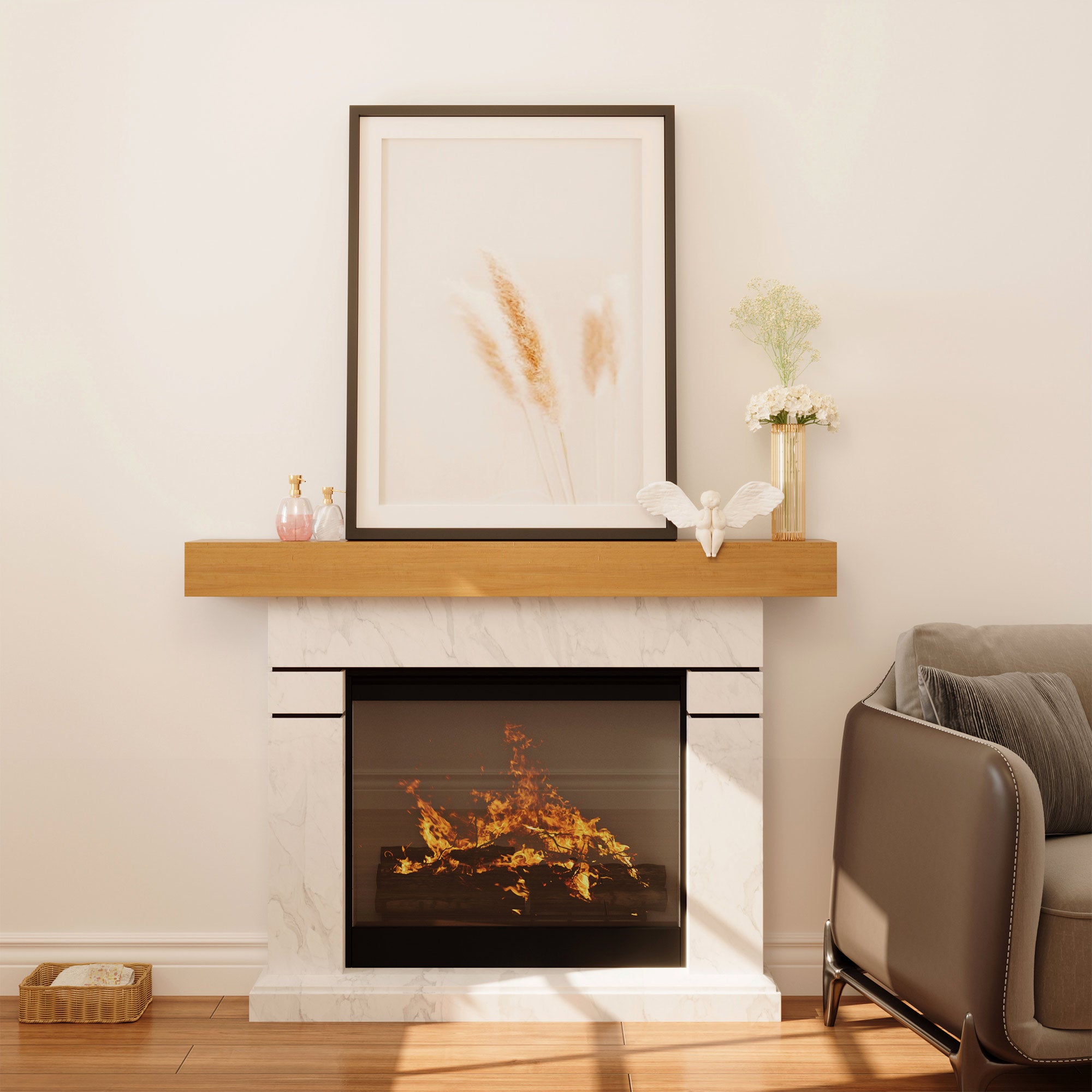LAUSAINT HOME Floating Mantel Shelf
