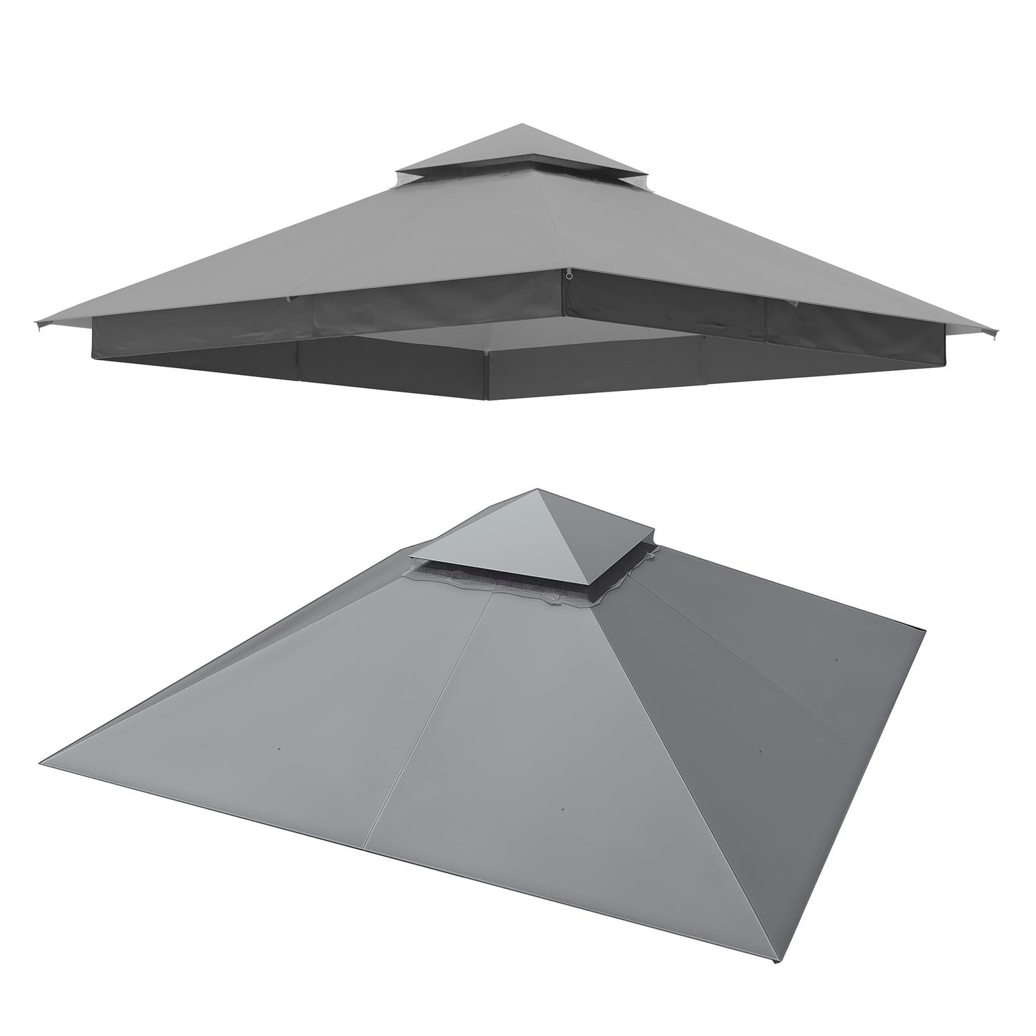 LAUSAINT HOME Gazebo Replacement Canopy Top 8&