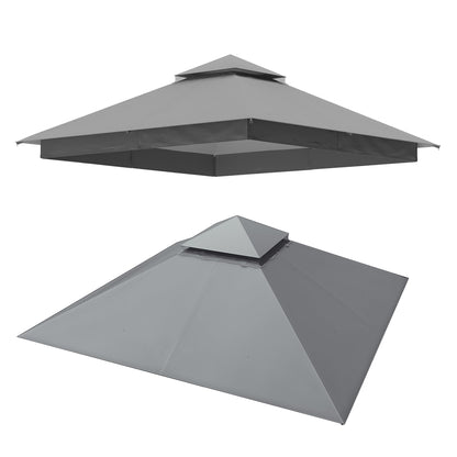 LAUSAINT HOME Gazebo Replacement Canopy Top 8&