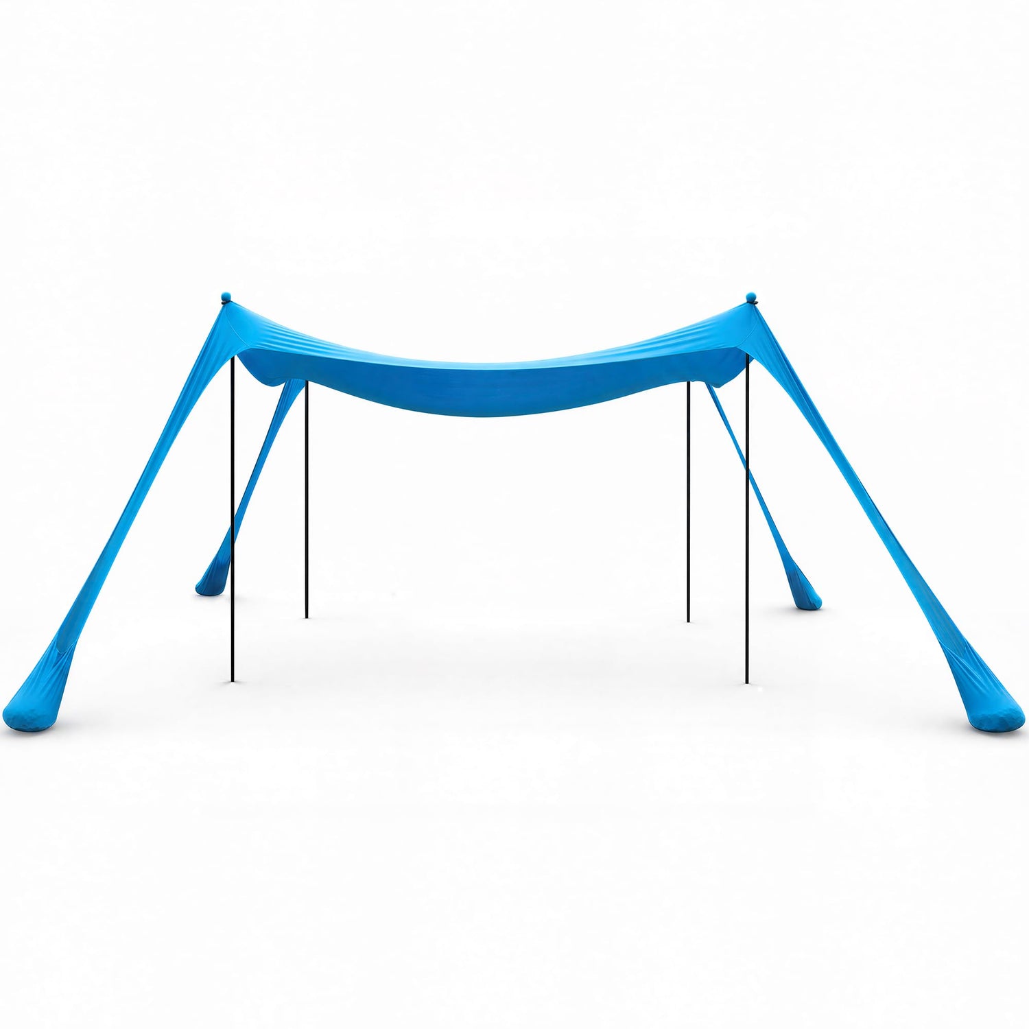 LAUSAINT HOME Beach Tent, Easy Pop Up Beach Canopy Sun Shade UPF 50+ Protection