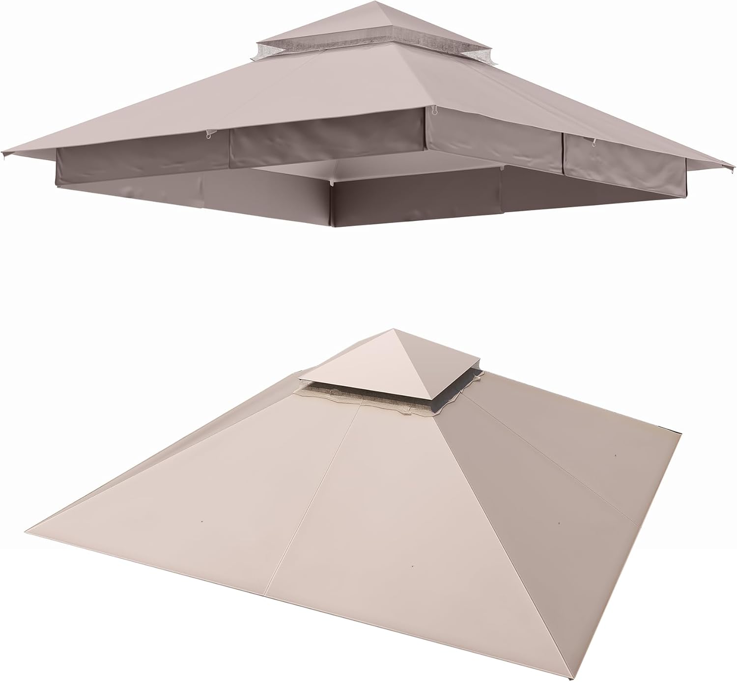 LAUSAINT HOME Gazebo Replacement Canopy Top 10&