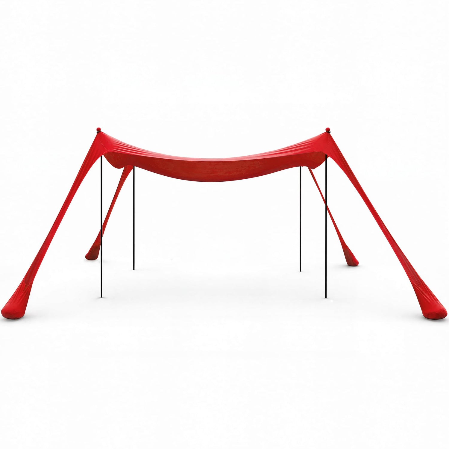 LAUSAINT HOME Beach Tent, Easy Pop Up Beach Canopy Sun Shade UPF 50+ Protection