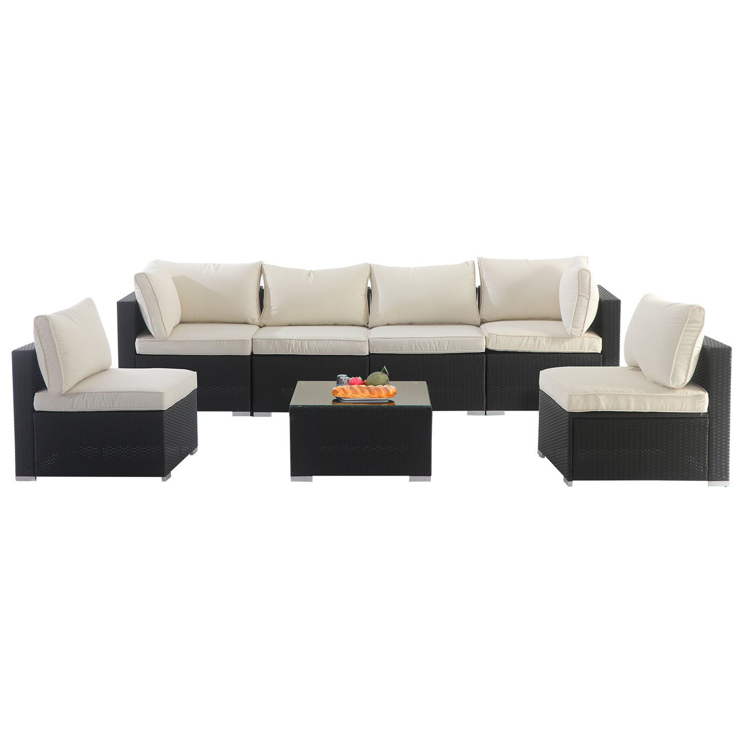 7-piece Wicker Conversation Set