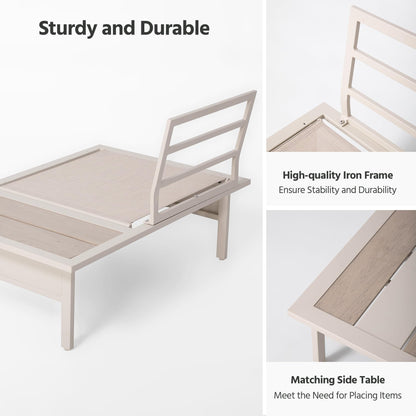 LAUSAINT HOME Patio Furniture Set, Outdoor Conversation Sets with Coffee Table