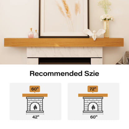 LAUSAINT HOME Floating Mantel Shelf