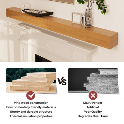 LAUSAINT HOME Floating Mantel Shelf