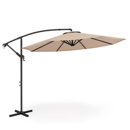 10FT Round Cantilever Patio Umbrella