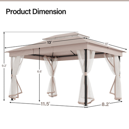 Patio Gazebo with mosquito mesh