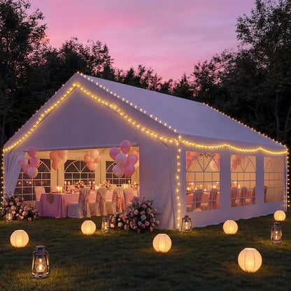 LAUSAINT HOME Party Tent Canopy, Waterproof Heavy-Duty Event Shelter with Removable Sidewalls