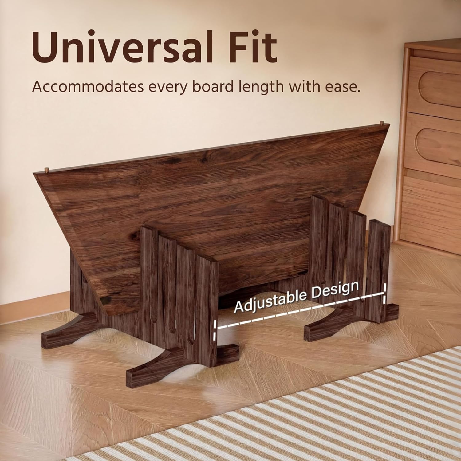 LAUSAINT HOME Board Game Table Storage Rack Set