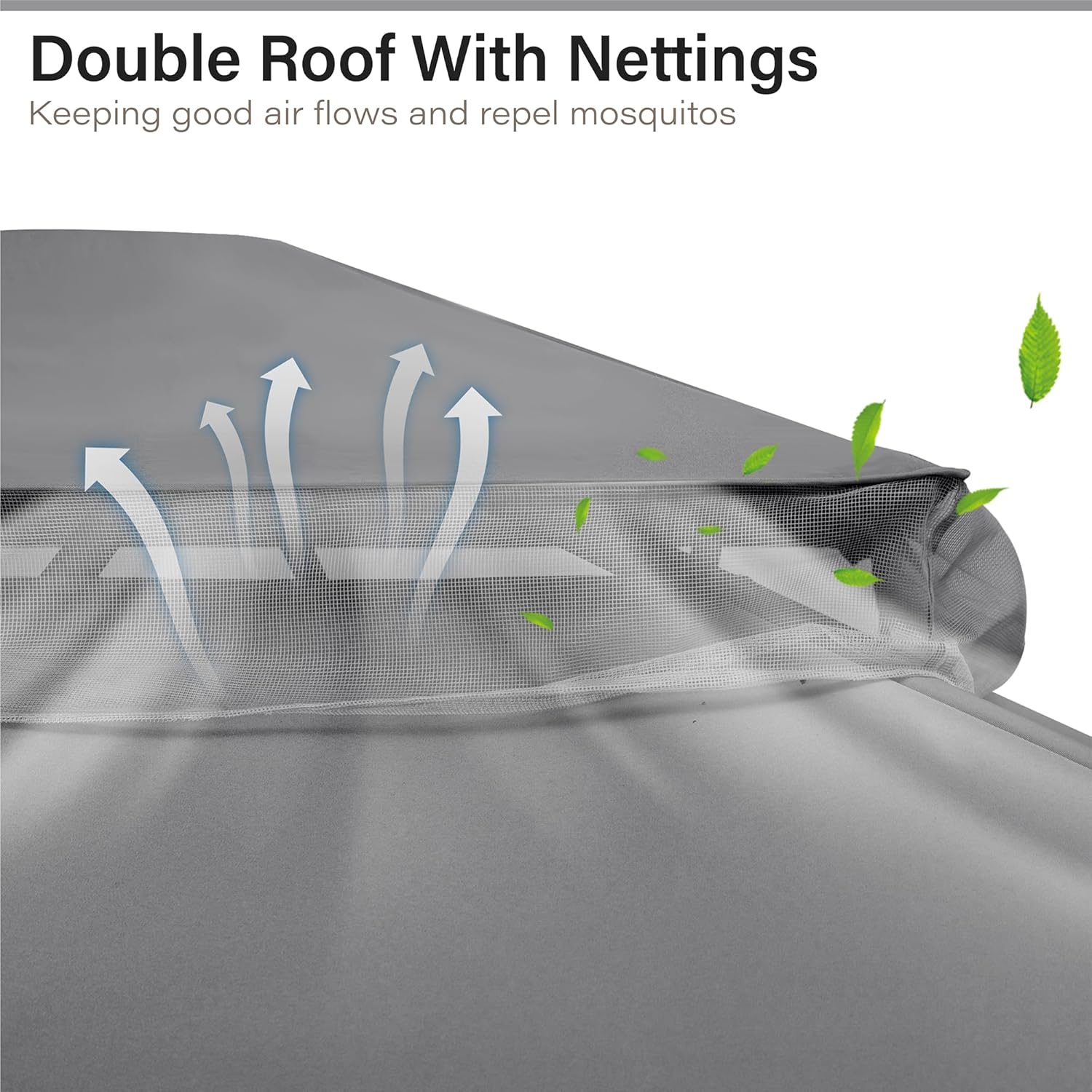 LAUSAINT HOME Gazebo Replacement Canopy Top 10&