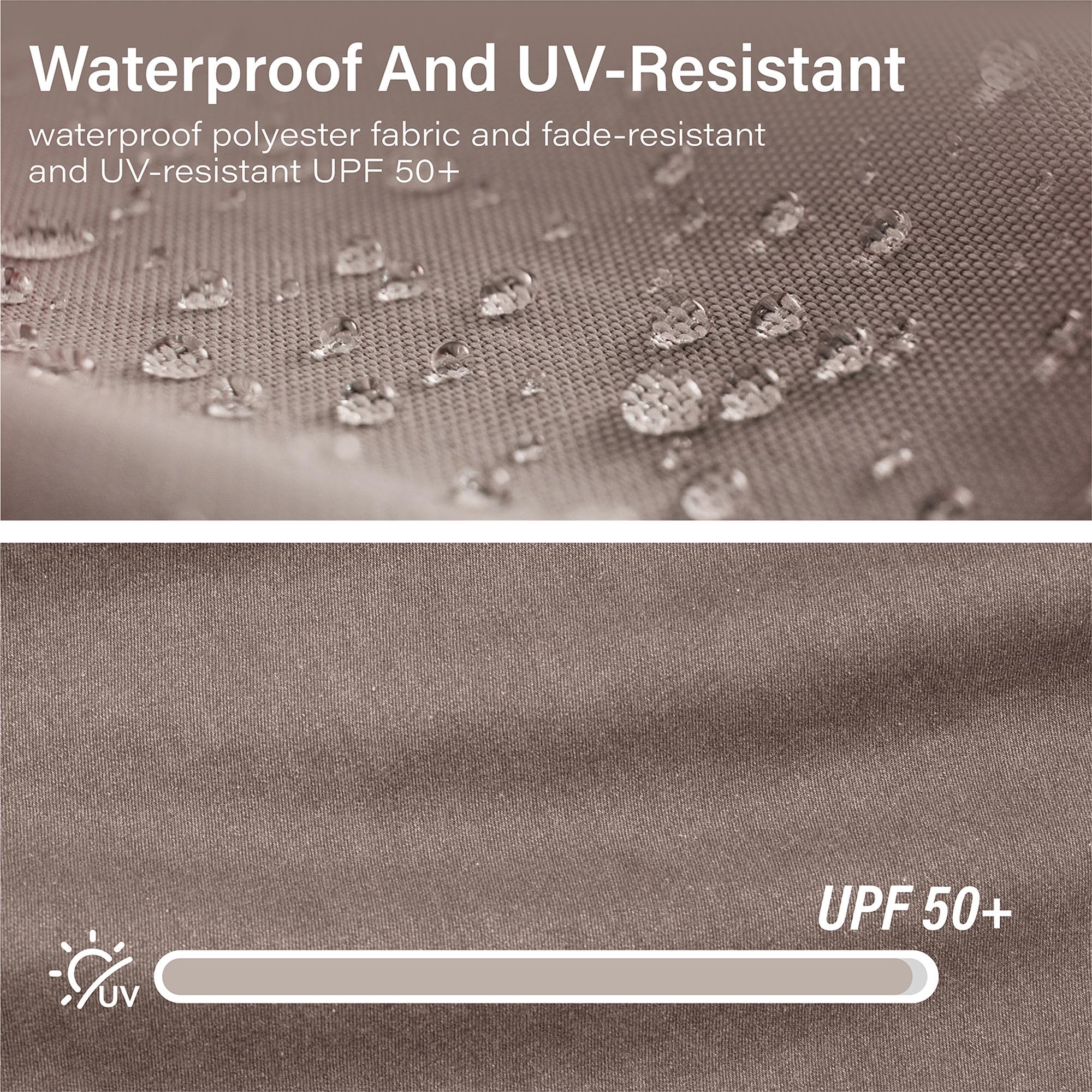 LAUSAINT HOME Gazebo Replacement Canopy Top 8&