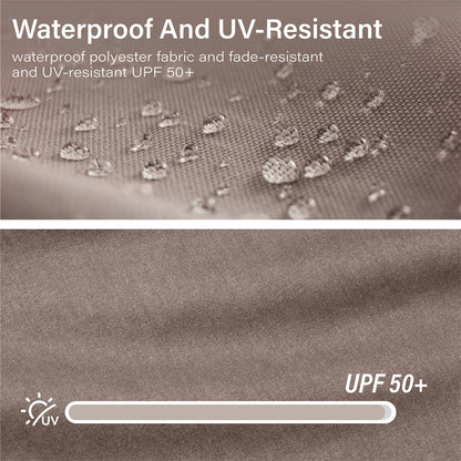 LAUSAINT HOME Gazebo Replacement Canopy Top 8&