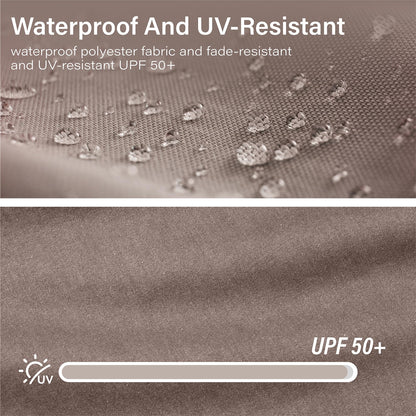 LAUSAINT HOME Gazebo Replacement Canopy Top 8&