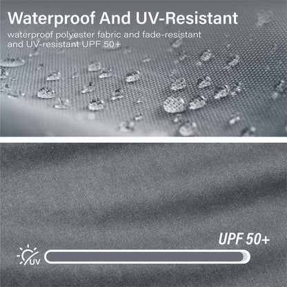 LAUSAINT HOME Gazebo Replacement Canopy Top 8&