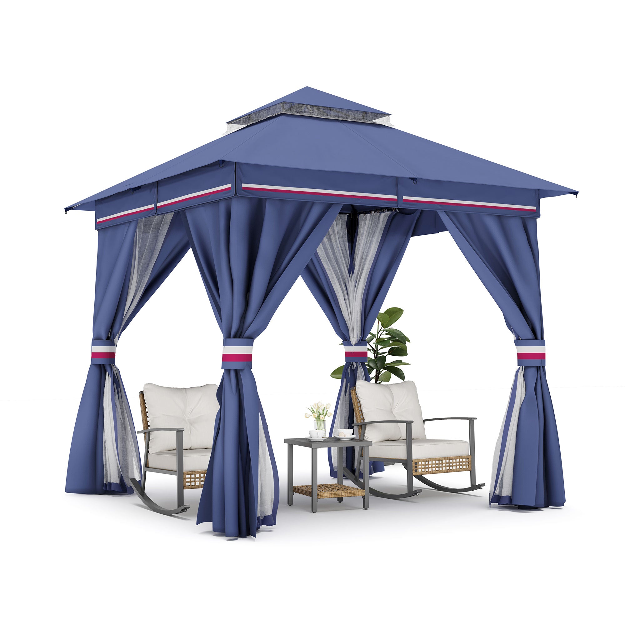 8 X 8 Patio Steel Gazebo