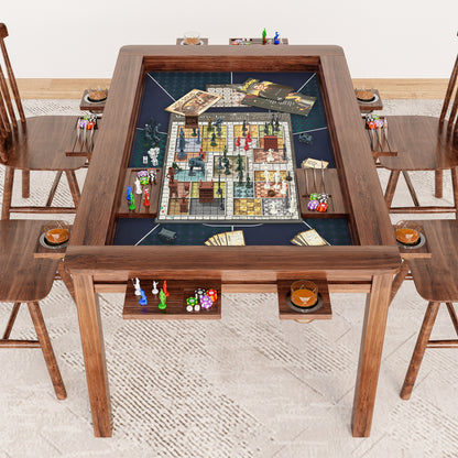 LAUSAINT HOME Board Game Table with Removable Table Top