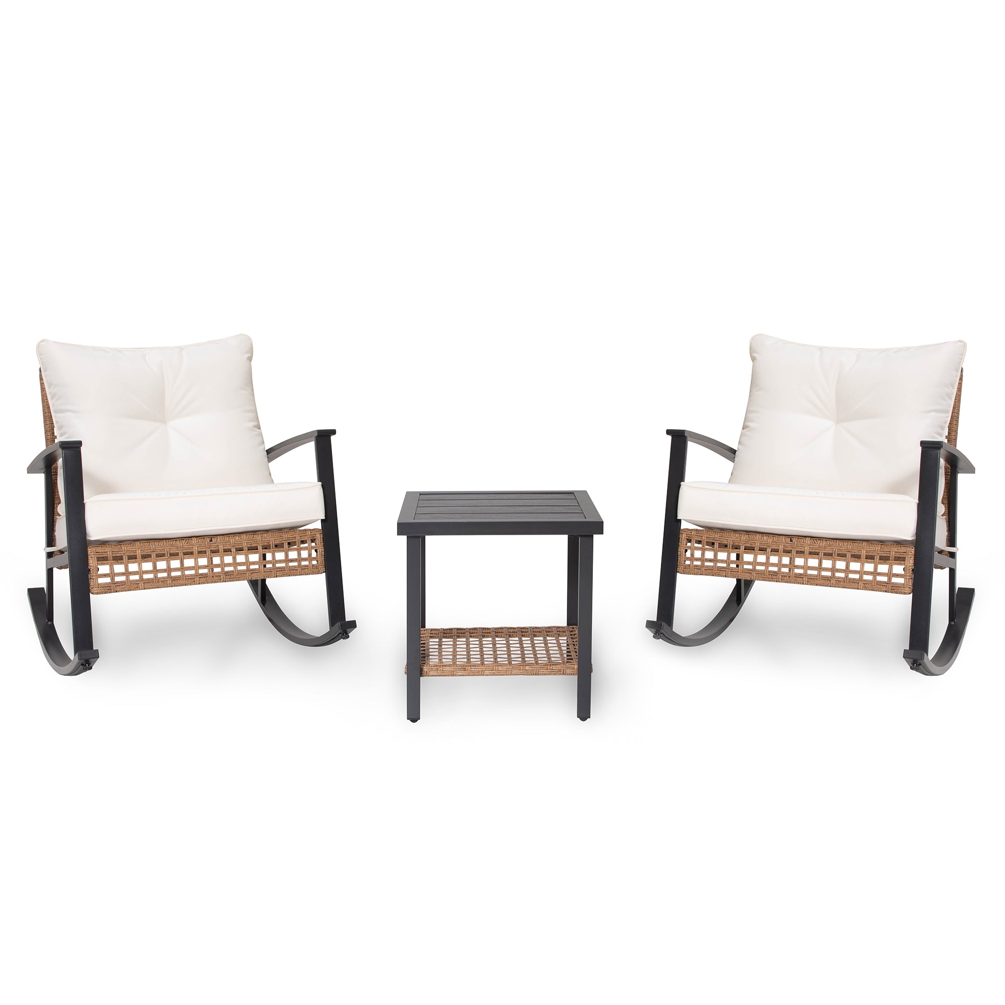 3 Pieces Rocking Bistro Set