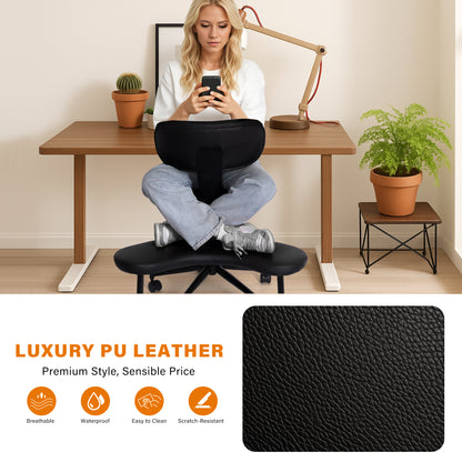 LAUSAINT HOME Cross-Legged Office Meditation Chair, Criss Cross ADHD Chair