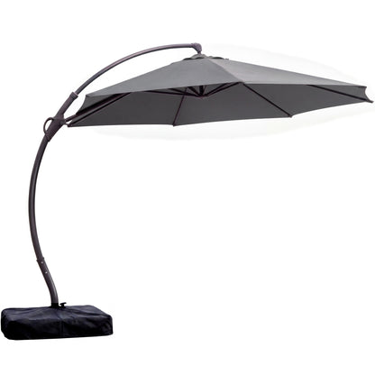 LAUSAINT HOME 12FT Deluxe Cantilever Umbrella Patio Cantilever Umbrella with Base Included Heavy Duty Outdoor Umbrellas Garden, Backyard