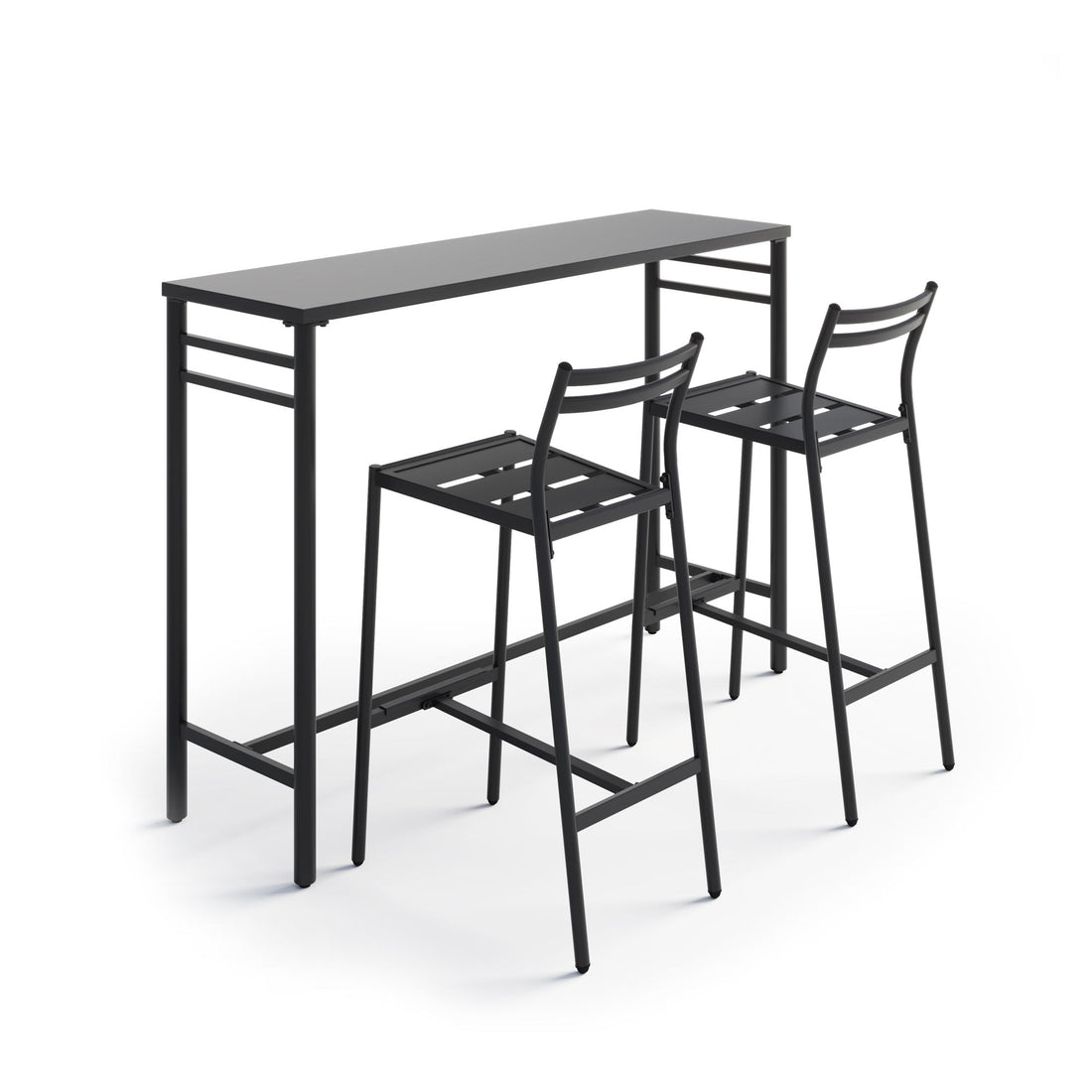 LAUSAINT HOME 3-Piece Height High Outdoor Bar Set