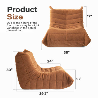 LAUSAINT HOME Giant Bean Bag Chair with Memory Foam for Adults