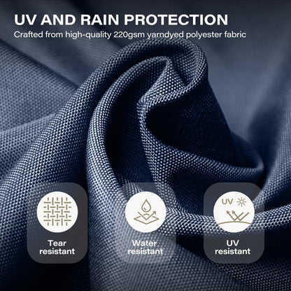 LAUSAINT HOME 10 Ft Patio Umbrella Outdoor Square Aluminum Offset Umbrella with 360-degree Rotation