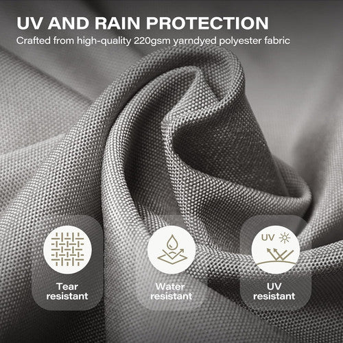 LAUSAINT HOME 9 Ft Patio Umbrella Outdoor with 360-degree Rotation Aluminum Offset Umbrella