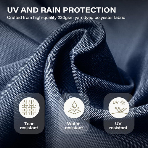 LAUSAINT HOME 9 Ft Patio Umbrella Outdoor with 360-degree Rotation Aluminum Offset Umbrella