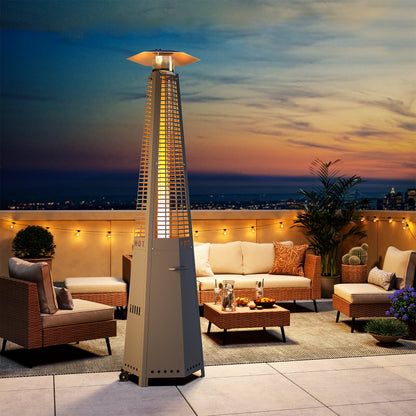 LAUSAINT HOME Pyramid Patio Heater, 48,000 BTU Outdoor Propane Heaters