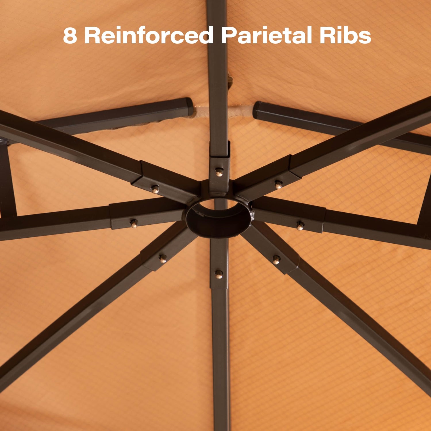 LAUSAINT HOME Patio Arc Gazebo Outdoor Canopy Tent 10&