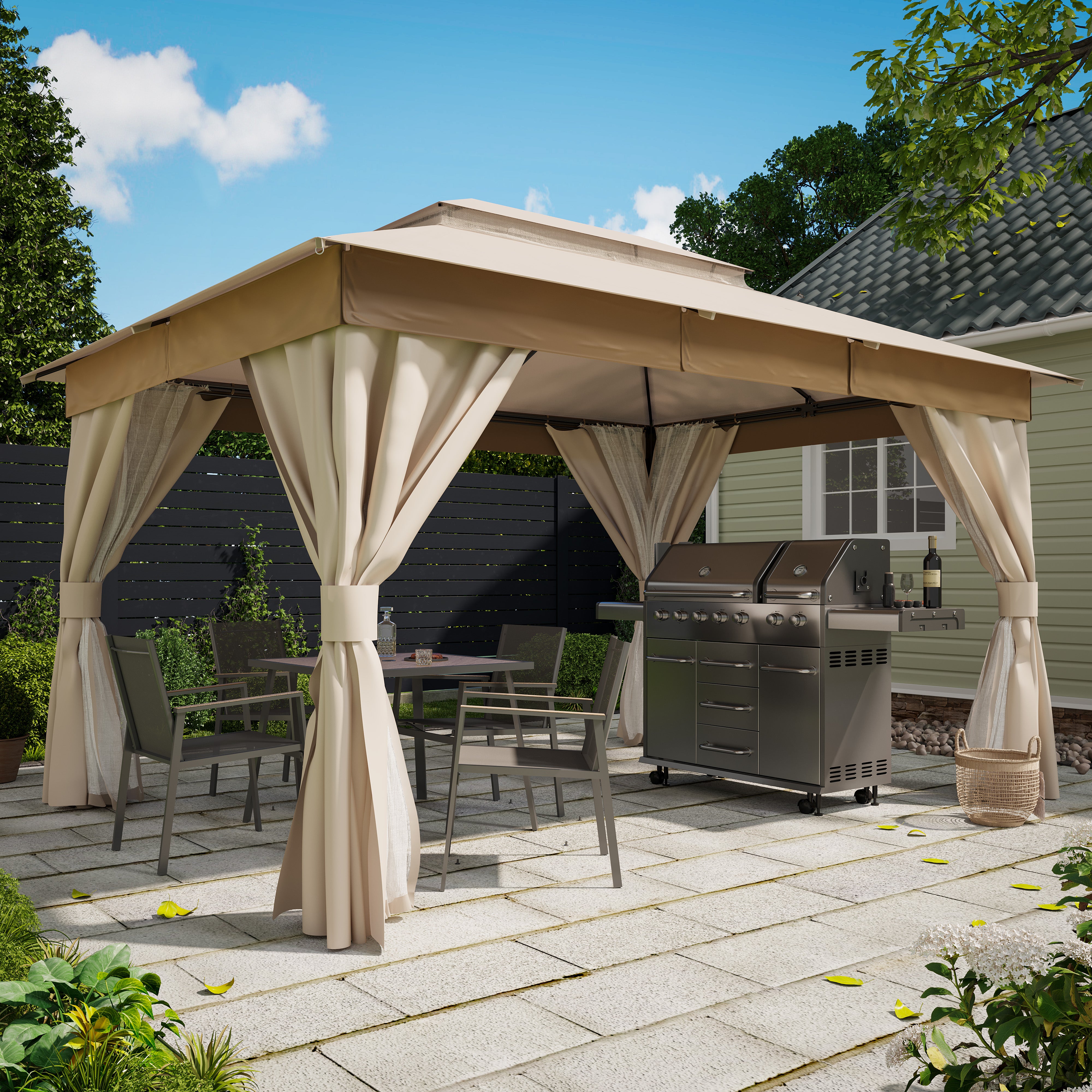 10'X13' Softtop Gazebo – Lausaint Home